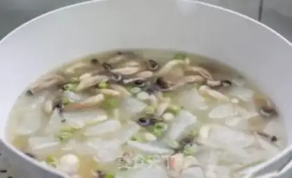Make Roach mushroom soup step 4