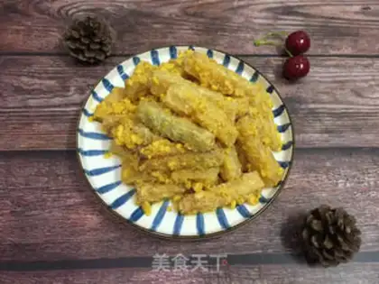 Make Salted egg pumpkin step 8