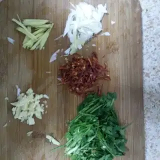 Make Spicy bouquets step 1