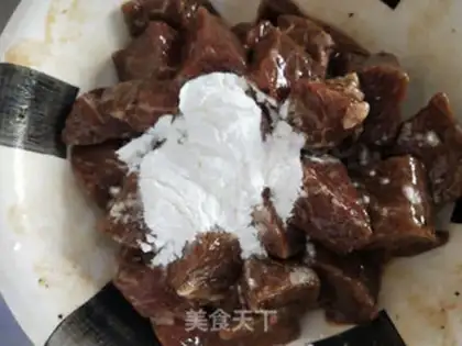 Make Fried beef gravy step 4