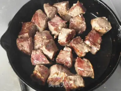 Make Fried beef gravy step 5