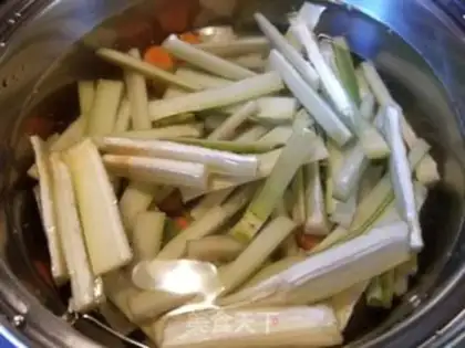 Make Cane carrot water step 4
