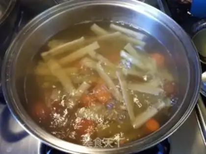 Make Cane carrot water step 5