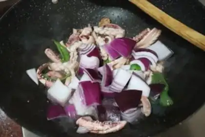 Make Onion squid step 3