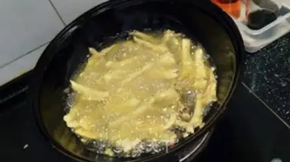 Make Fried almond mushrooms step 4