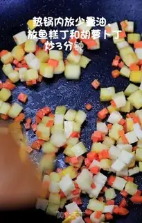 Make Fish cake and salad eggs step 3