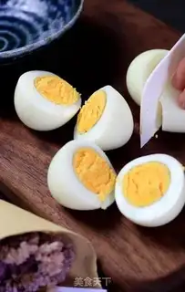 Make Fish cake and salad eggs step 5