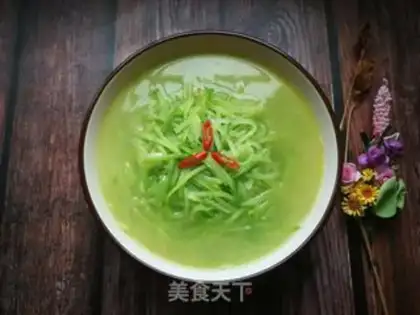 Make radish silk soup step 7