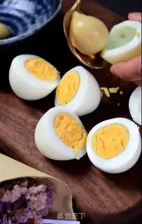 Make Fish cake and salad eggs step 6