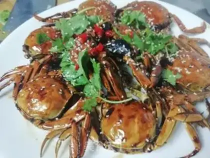 Make Autumn crabs step 12