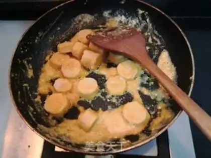 Make Salted egg ostrich step 13