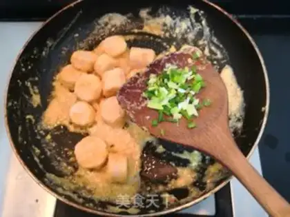 Make Salted egg ostrich step 14