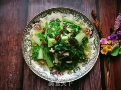 Make Garlic cabbage step 9