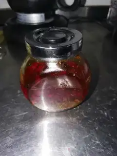 Make Red oil dumplings step 1