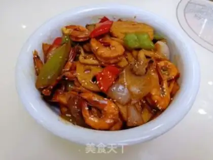Make Dry pan shrimp step 13