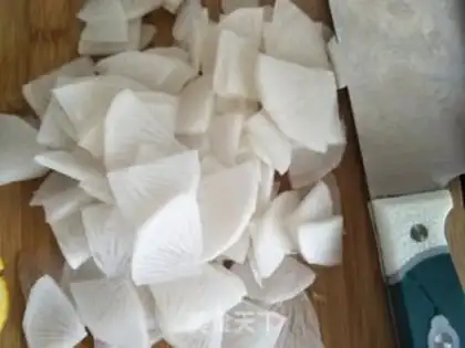 Make Lemon with white radish step 2