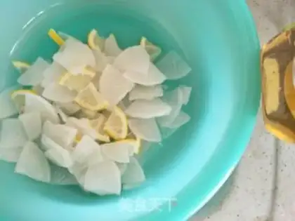 Make Lemon with white radish step 4