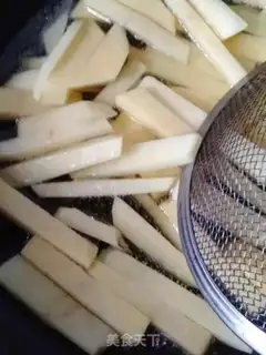 Make Weird potato fries step 1