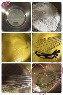 Make Chocolate cocoa early cake step 2
