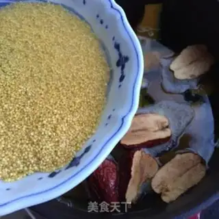 Make Red-tree pumpkin rice soup step 4