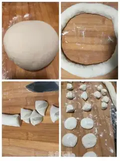 Make Spinach egg dumplings step 3