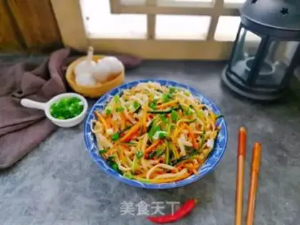 Make Spicy sauce with a pair of cold noodles step 13