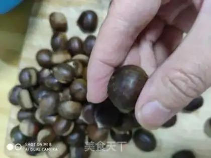 Make Baked chestnuts step 1