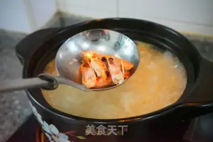 Make Crab porridge step 15