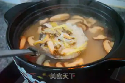 Make Crab porridge step 17