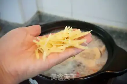 Make Crab porridge step 19