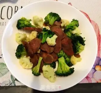 Make Double broccoli sausage step 4
