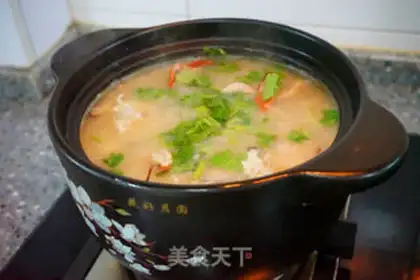 Make Crab porridge step 24