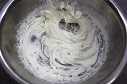 Make Orange ice cream on the snowtop step 6