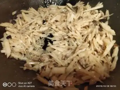 Make Flaming mushrooms and radish step 5
