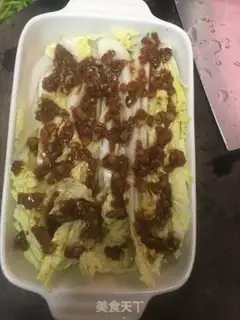 Make Garlic fans steaming doll food step 9