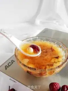 Make The silver spoon of a red date step 12