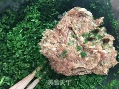 Make Fresh meat dumplings step 3