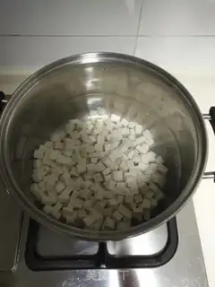Make Spinach tofu soup step 3
