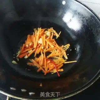 Make Carrot, bean peel step 4