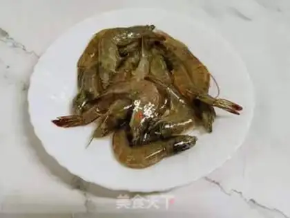 Make Shrimp radish step 0