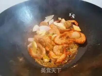 Make Shrimp radish step 3