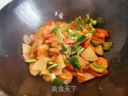 Make Shrimp radish step 6