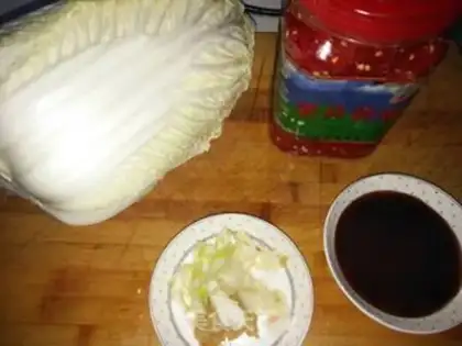 Make Fish cabbage step 0