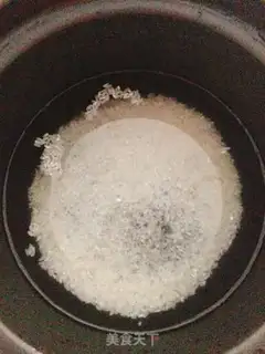 Make Shrimp pea congee step 1