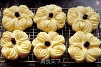 Make Flower buns step 11