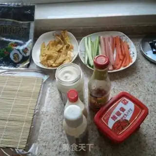 Make Family sushi step 0