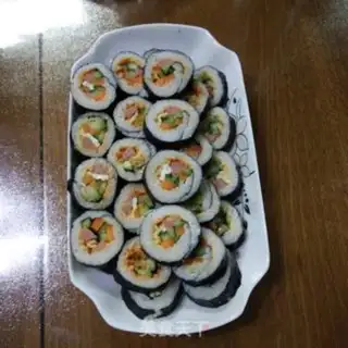 Make Family sushi step 11