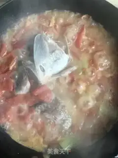 Make White tofu with tomatoes step 2