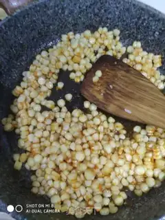 Make Fry corn step 5