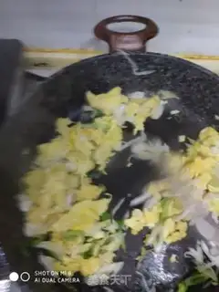 Make Onion fried eggs step 5